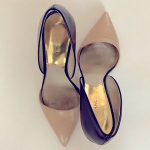 MICHAEL KORS PUMP BLACK & TAN SIZE 8